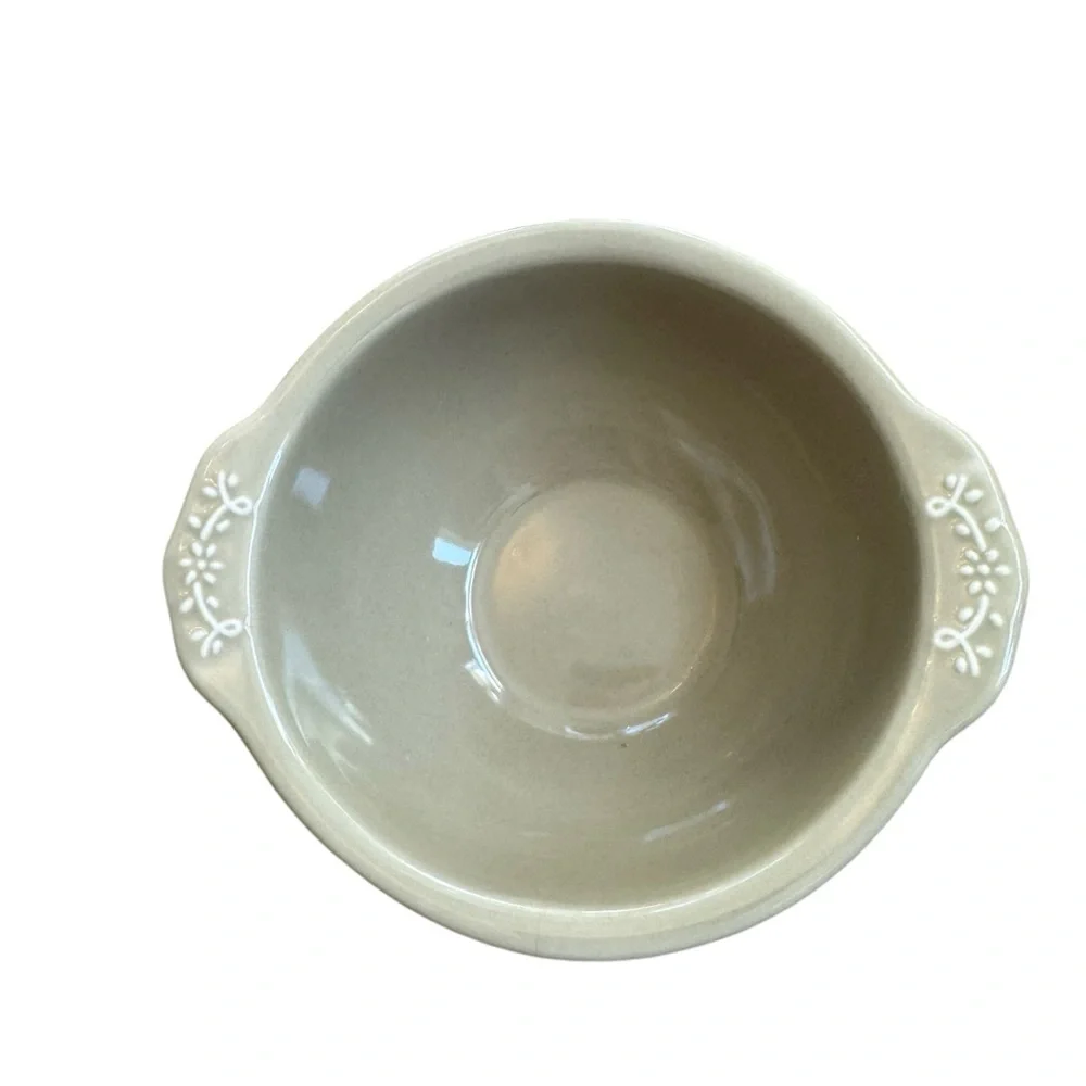 Vintage April Cornell for Silvestri Soup Cereal Mixing Bowl Beige